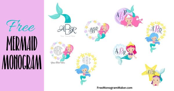 Free Free 155 Mermaid Initial Svg SVG PNG EPS DXF File